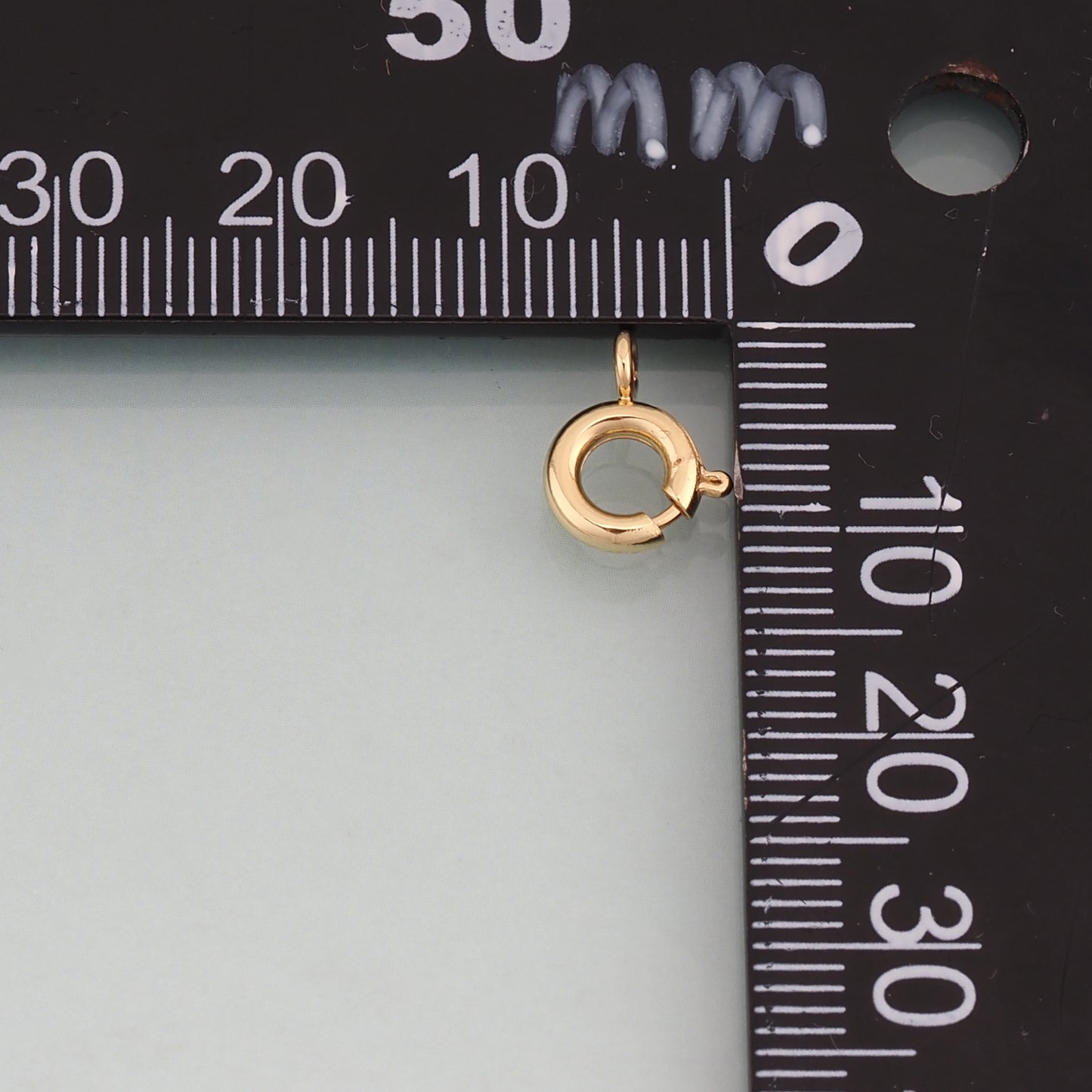 18K Gold Filled Round Connector Ring,Round Connector Bracelet Necklace for DIY Jewelry Making Supply