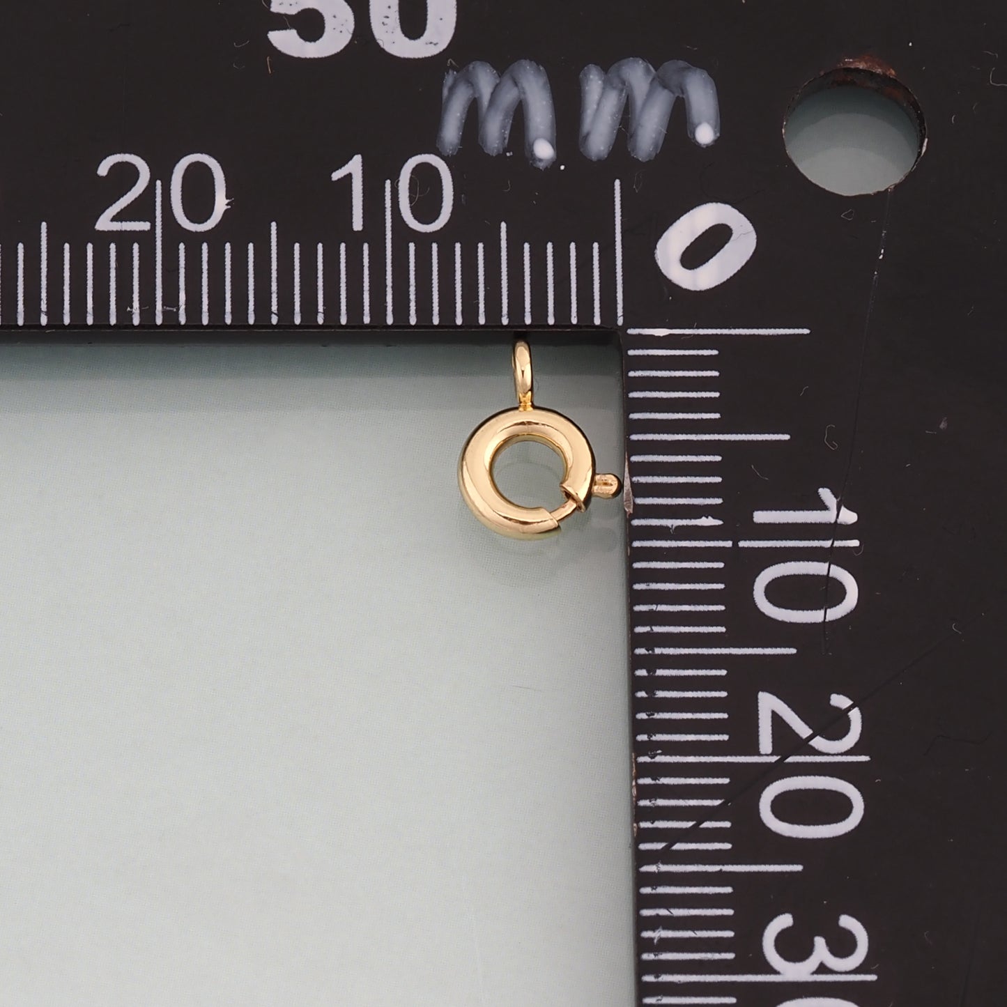 18K Gold Filled Round Connector Ring,Round Connector Bracelet Necklace for DIY Jewelry Making Supply