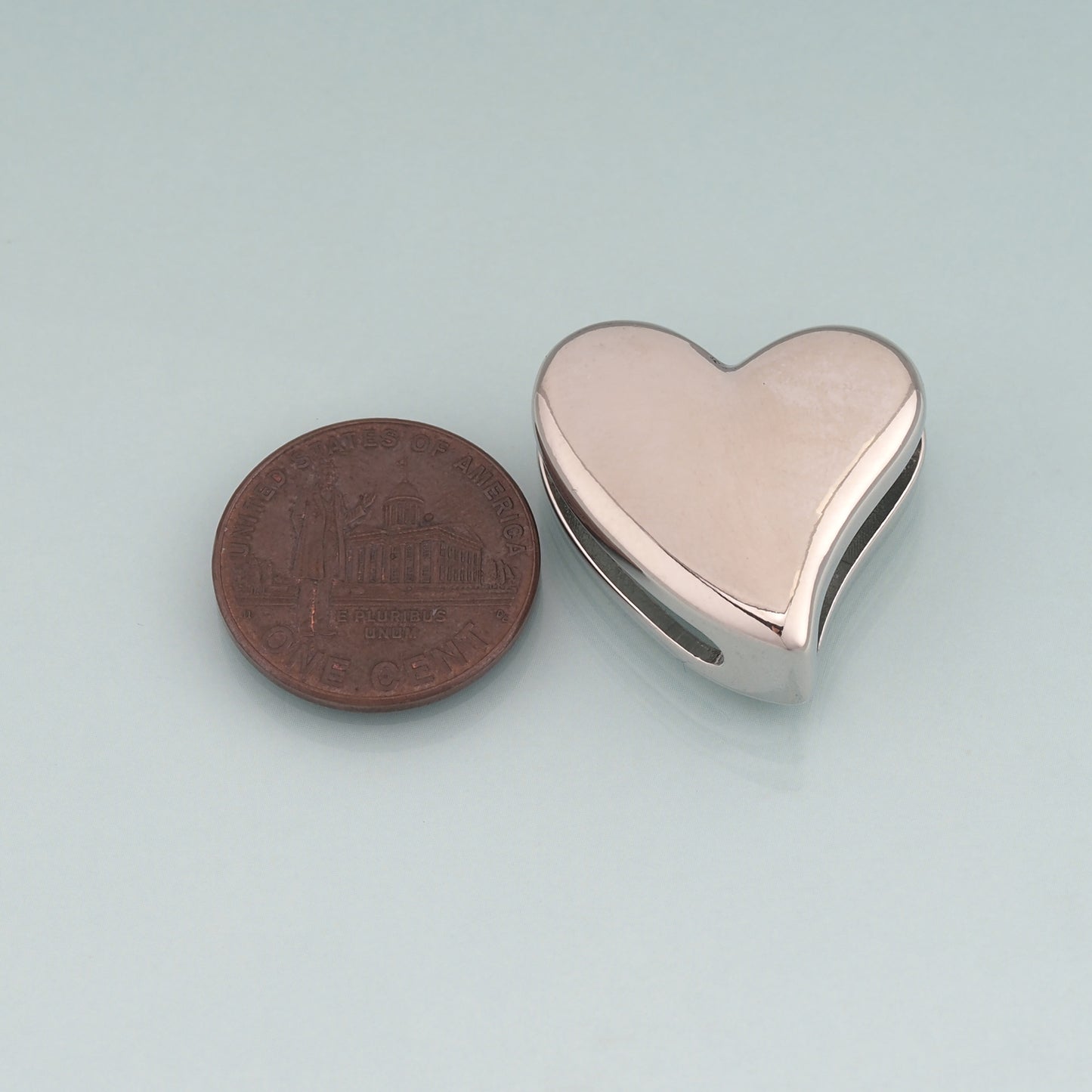 18K Gold Filled Heart Spacer Beads,Heart Beads Bracelet Necklace for DIY Jewelry Making Supply