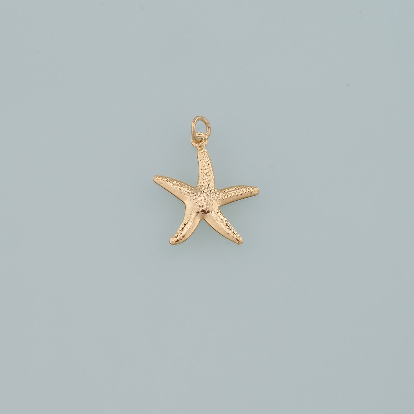 Gold Starfish Charms,18K Gold Filled Sea Star Pendant,Starfish Charm Bracelet Necklace for DIY Jewelry Making Supply