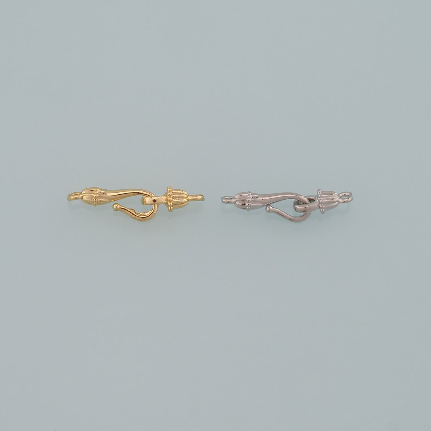 18K Gold Filled Hook Clasp,Flower Clasp Connector for DIY Jewelry Finding Necklace Bracelet