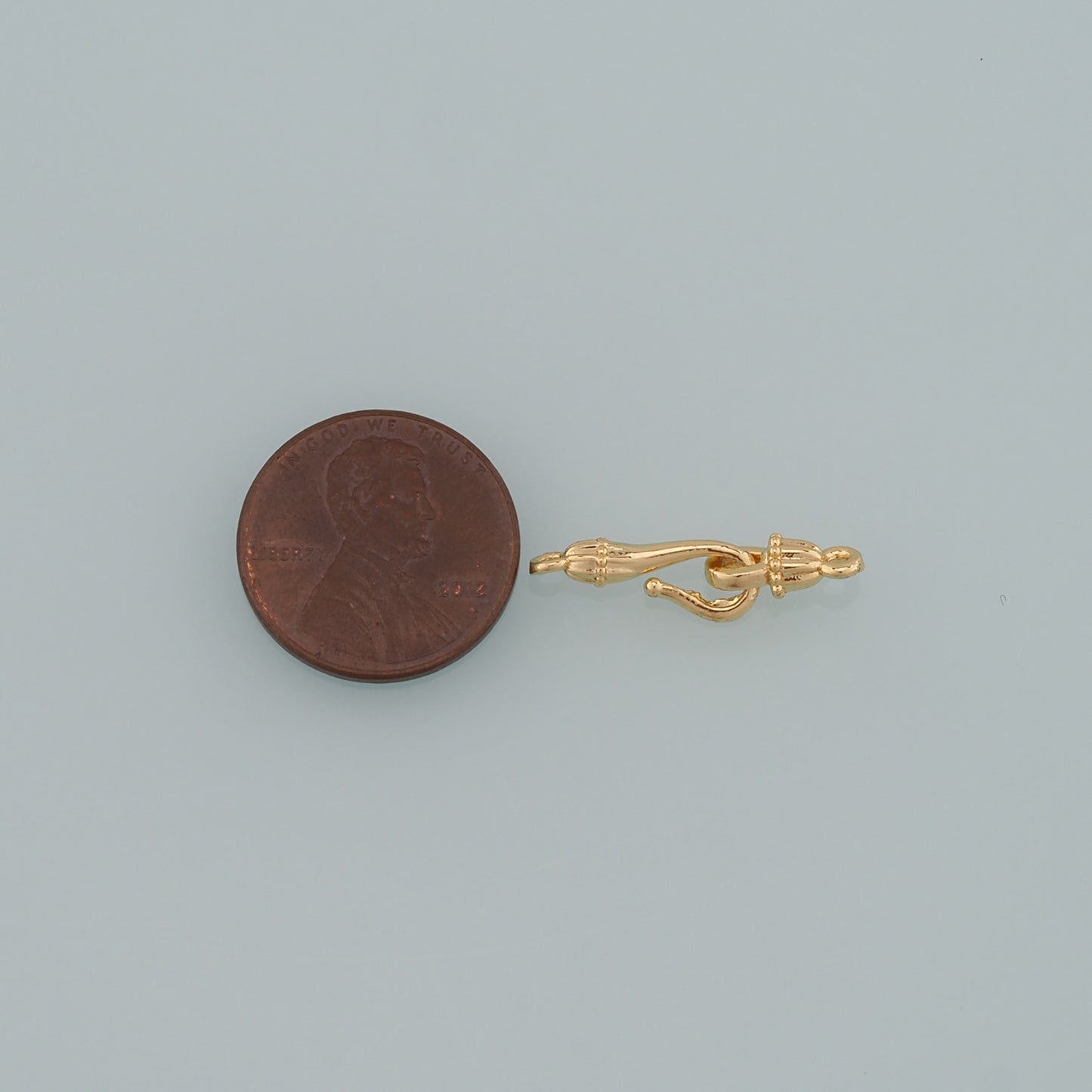 18K Gold Filled Hook Clasp,Flower Clasp Connector for DIY Jewelry Finding Necklace Bracelet