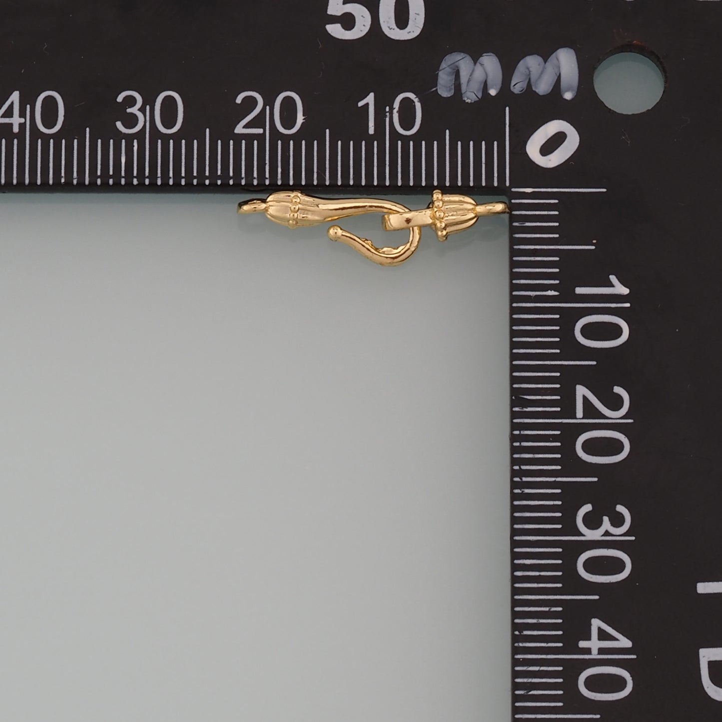 18K Gold Filled Hook Clasp,Flower Clasp Connector for DIY Jewelry Finding Necklace Bracelet