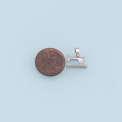 Gold sewing machine Charms,18K Gold Filled sewing machine Pendant,sewing machine Charm Bracelet Necklace for DIY Jewelry Making Supply