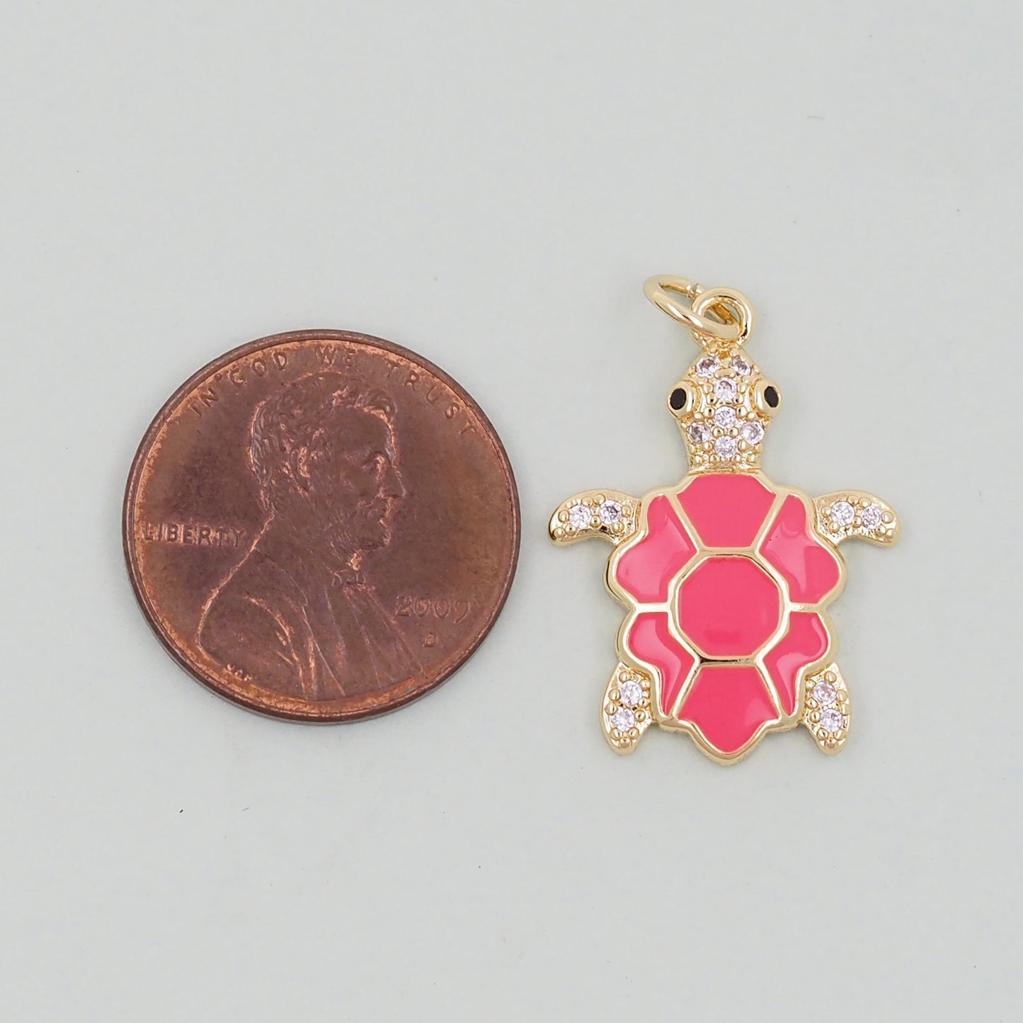 Gold turtle Charms,18K Gold Filled turtle Pendant,turtle Charm Bracelet Necklace for DIY Jewelry Making Supply
