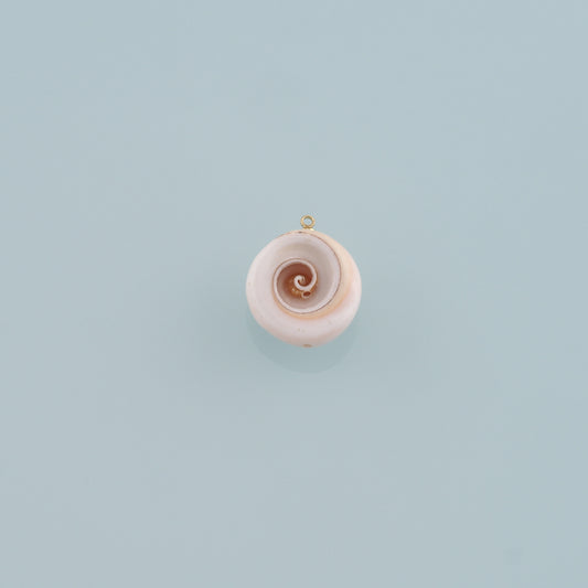 Gold Shell Charms,18K Gold Filled Conch Pendant,Conch Shell Charm Bracelet Necklace for DIY Jewelry Making Supply