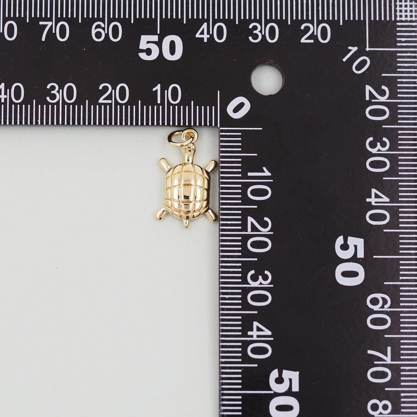 Gold Turtle Charms,18K Gold Filled Turtle Pendant,Turtle Charm Bracelet Necklace for DIY Jewelry Making Supply
