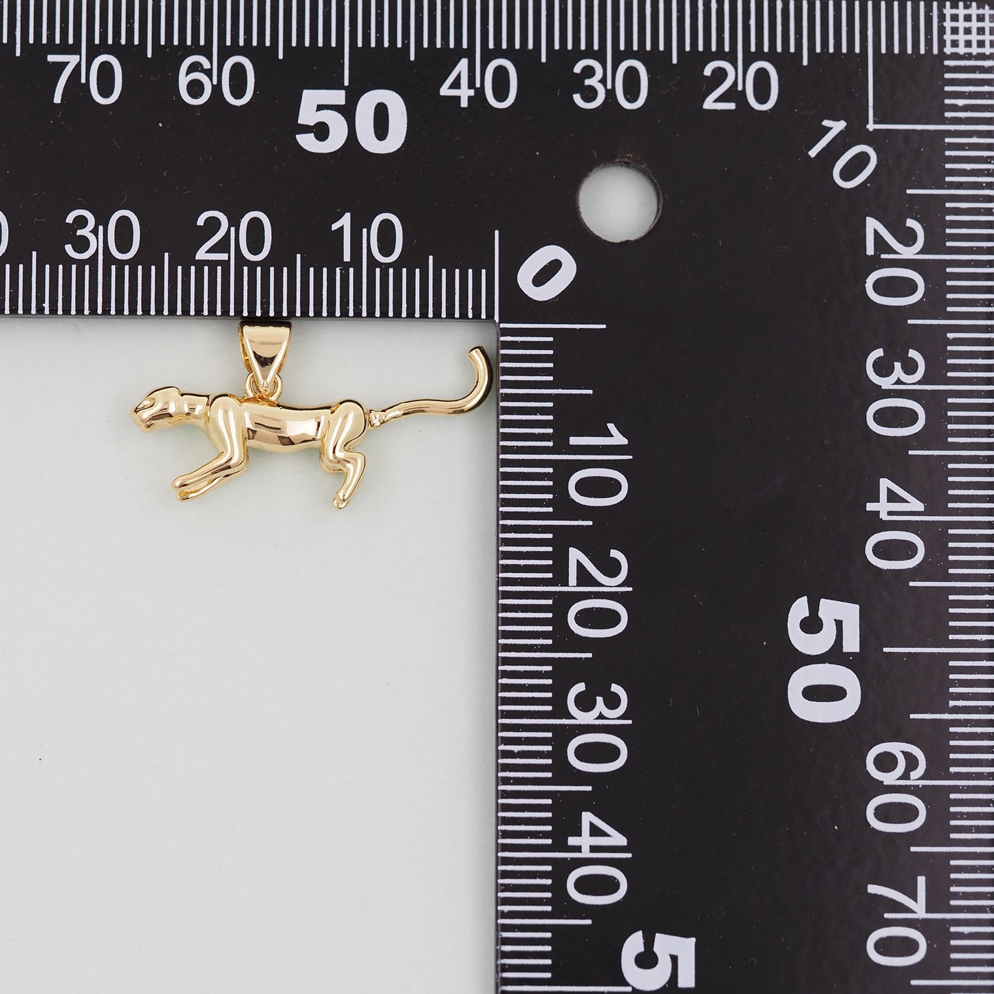 Gold leopard Charms,18K Gold Filled leopard Pendant,leopard Charm Bracelet Necklace for DIY Jewelry Making Supply