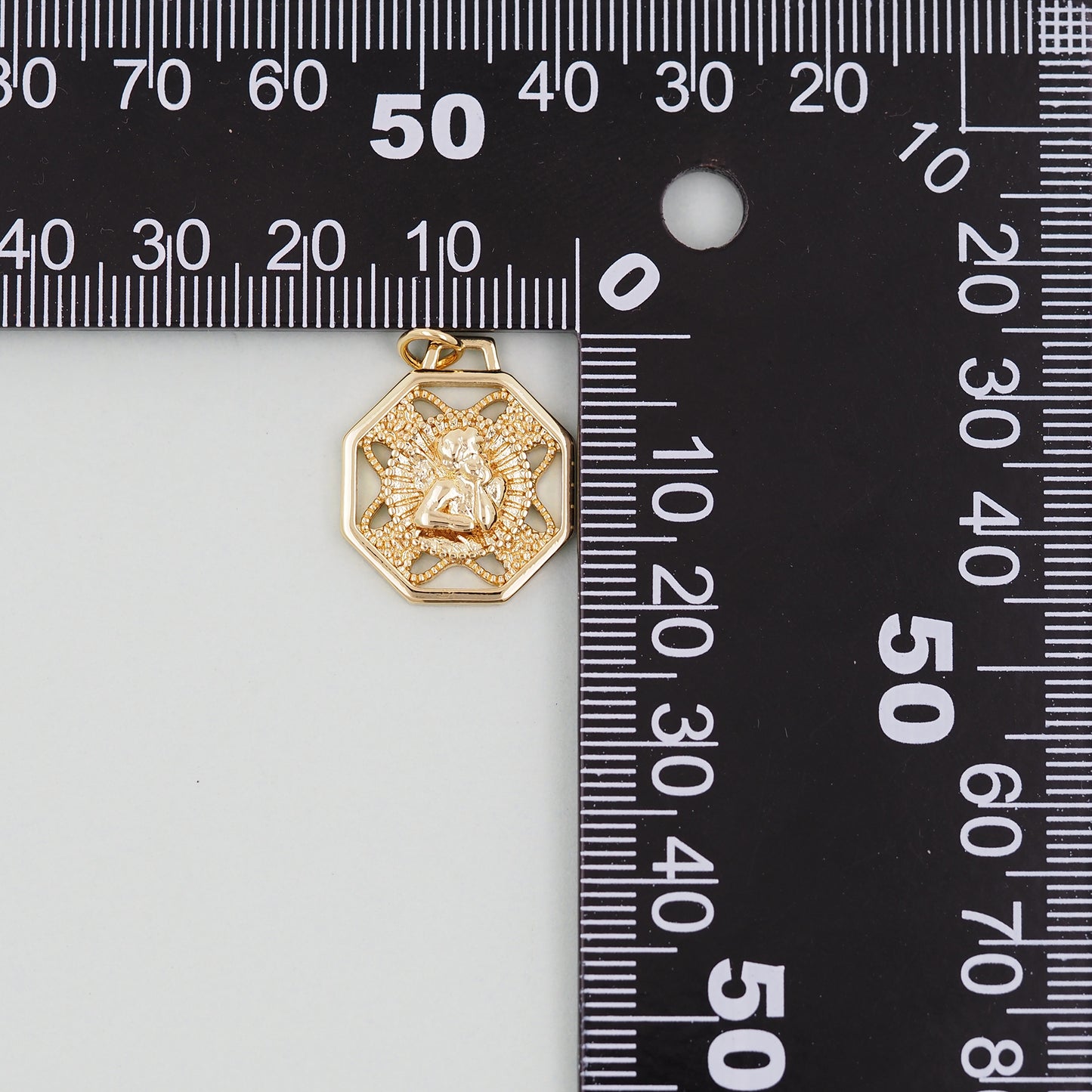 Gold Angel Charms,18K Gold Filled Angel Pendant,Angel Charm Bracelet Necklace for DIY Jewelry Making Supply