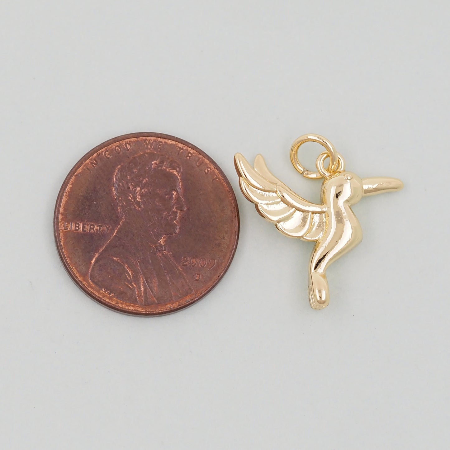 Gold Bird Charms,18K Gold Filled Bird Pendant,Silver Bird Charm Bracelet Necklace for DIY Jewelry Making Supply