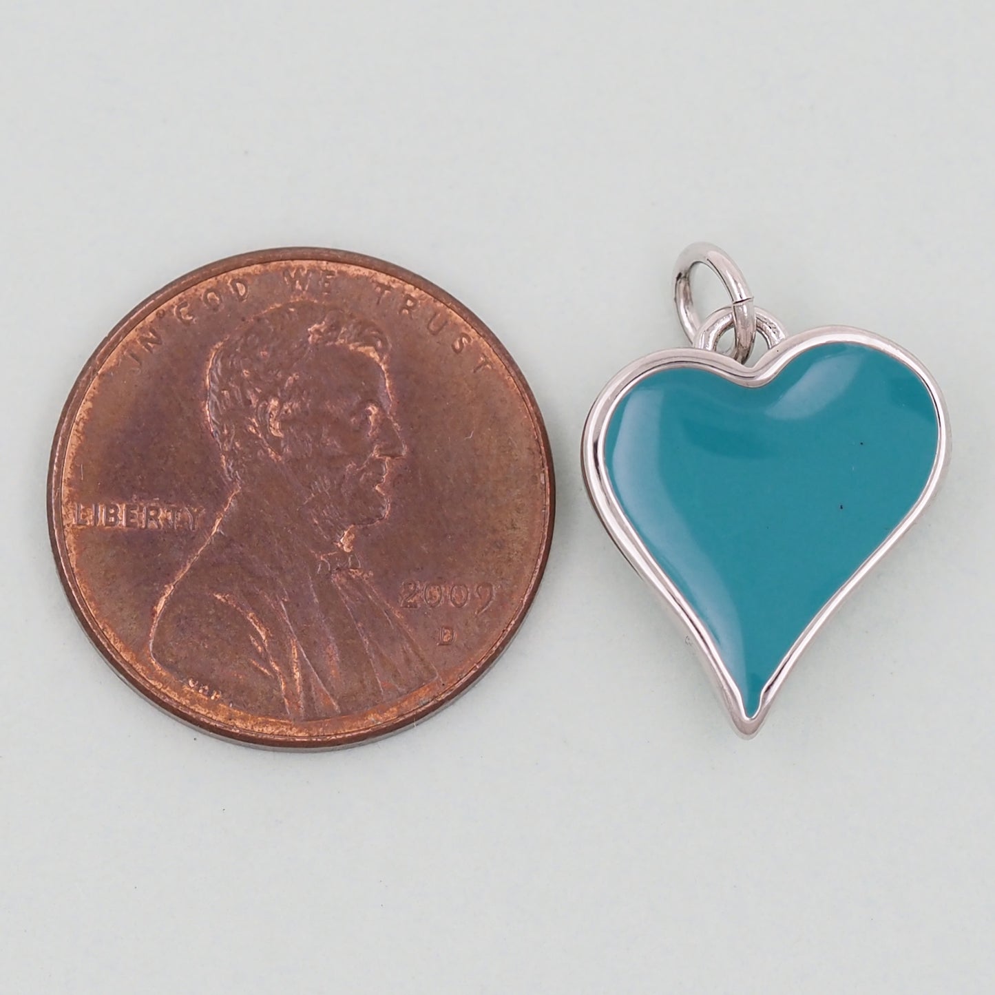 Gold Heart Charms,18K Gold Filled Heart Pendant,Enamel Heart Charm Bracelet Necklace for DIY Jewelry Making Supply