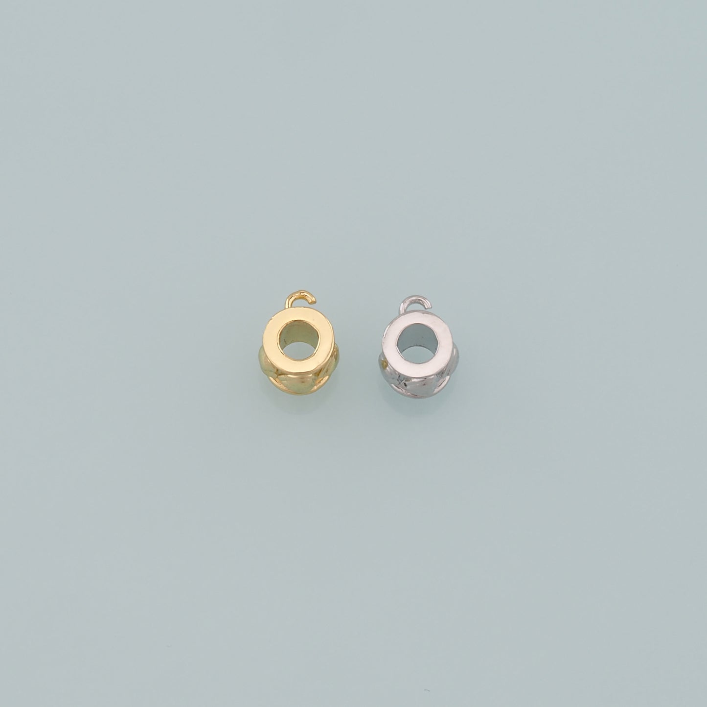 Gold Flat Round Beads,18K Gold Filled Round spacer beads Bracelet Necklace for DIY Jewelry Making Supply