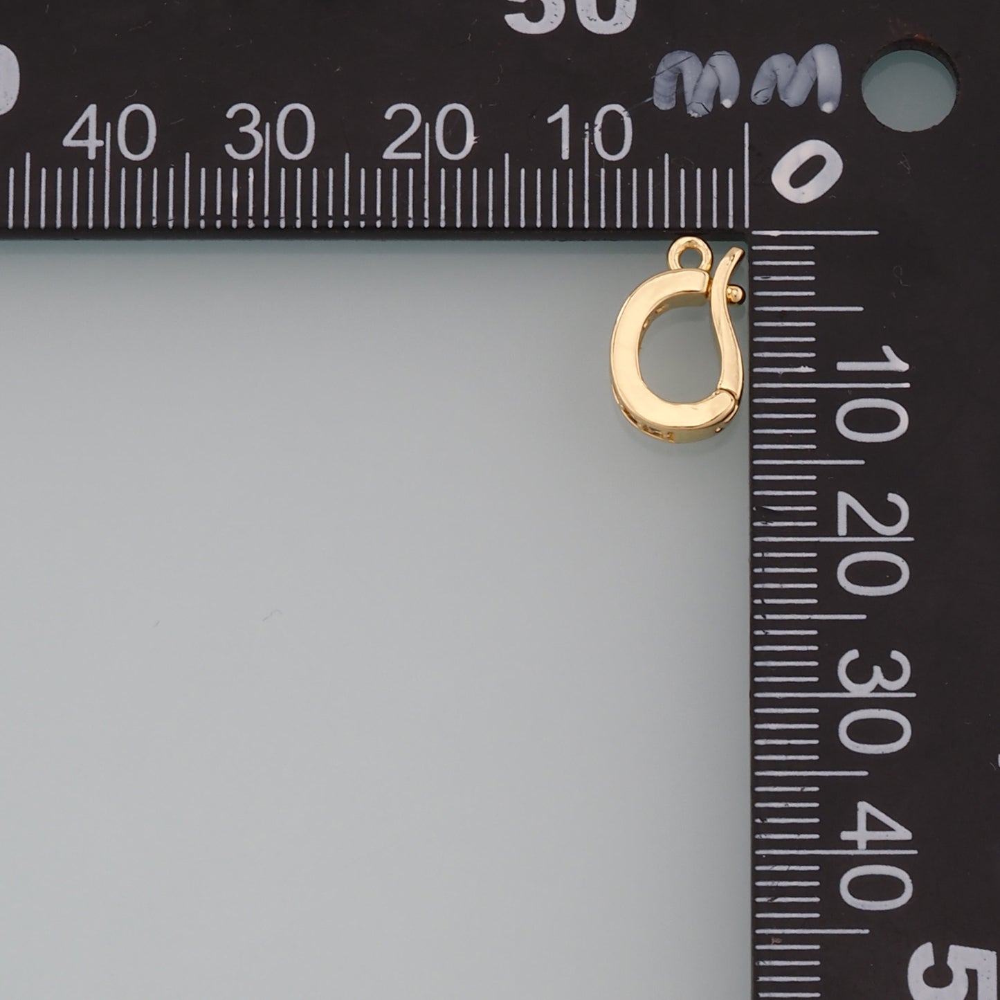18K Gold Filled Oval Snap Clasp,Carabiner Lock Connector,Spring Push Gate for DIY Jewelry Finding Necklace Bracelet