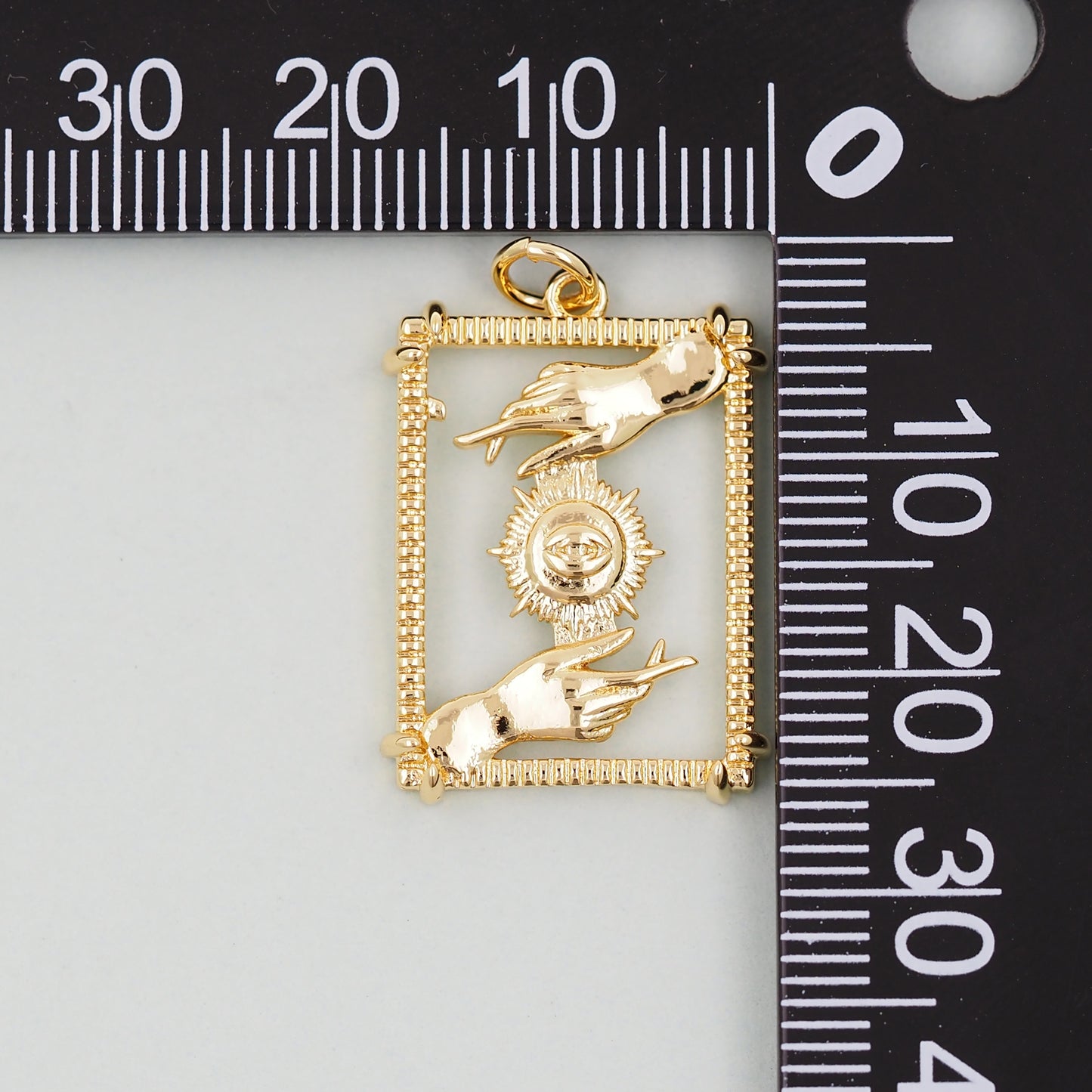 Gold Evil Eye Charms,18K Gold Filled Evil Eye Pendant,Evil Eye Charm Bracelet Necklace for DIY Jewelry Making Supply