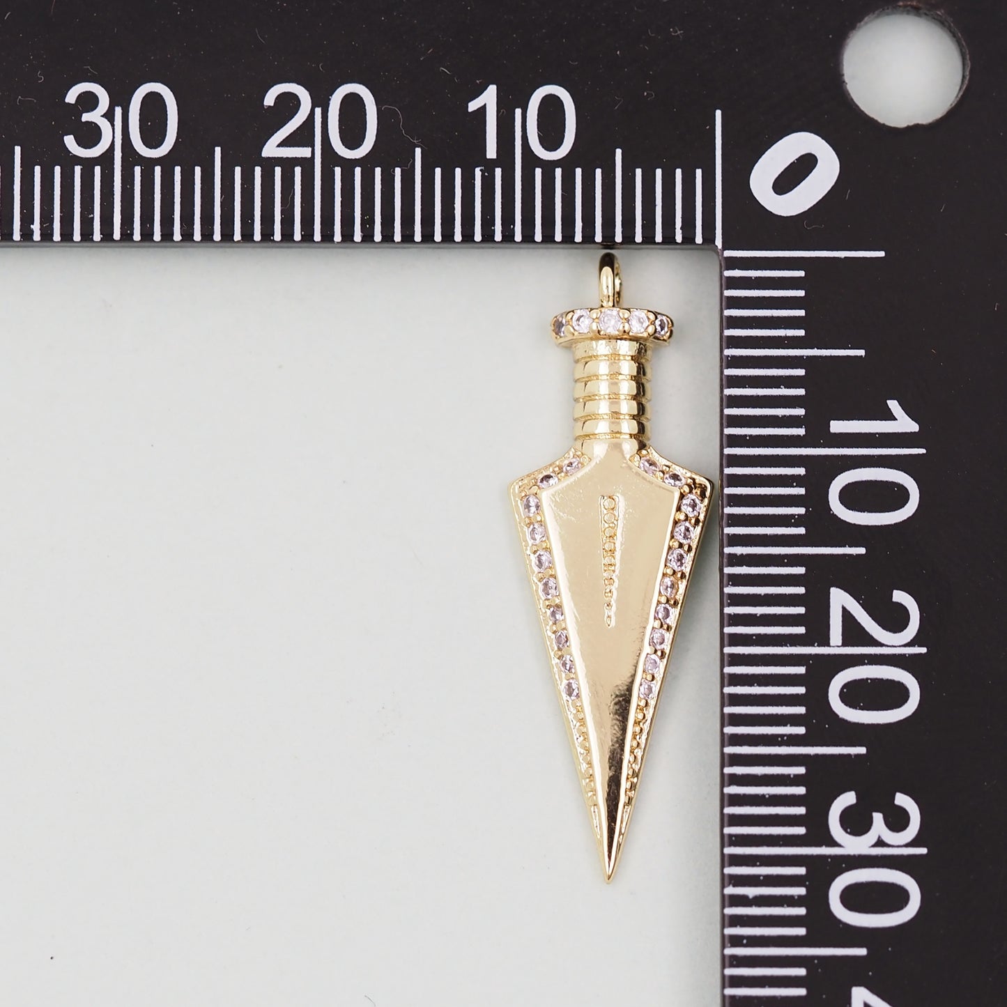 Gold Arrow Charms,18K Gold Filled Arrow Pendant,Arrow Charm Bracelet Necklace for DIY Jewelry Making Supply