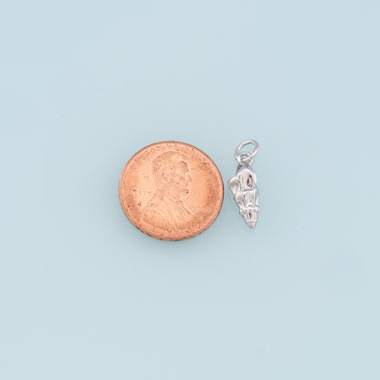 Gold Conch Charms,18K Gold Filled Conch Shell Pendant,Silver Conch Shell Charm Bracelet Necklace for DIY Jewelry Making Supply