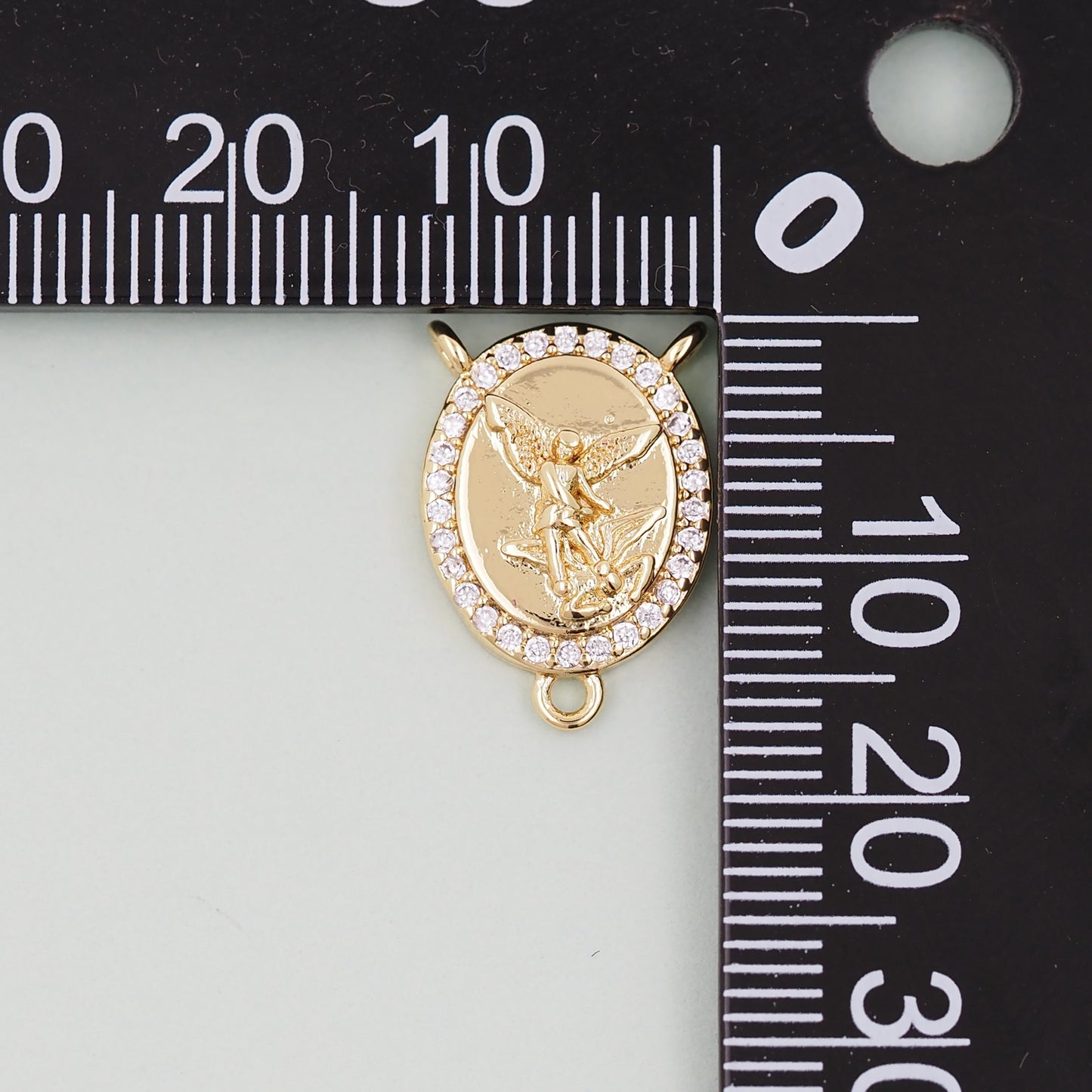 Gold Angel Charms,18K Gold Filled Angel Pendant,Angel Charm Bracelet Necklace for DIY Jewelry Making Supply