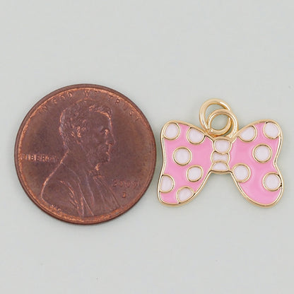 Gold Butterfly Charms,18K Gold Filled Butterfly Pendant,Insect Charm Bracelet Necklace for DIY Jewelry Making Supply
