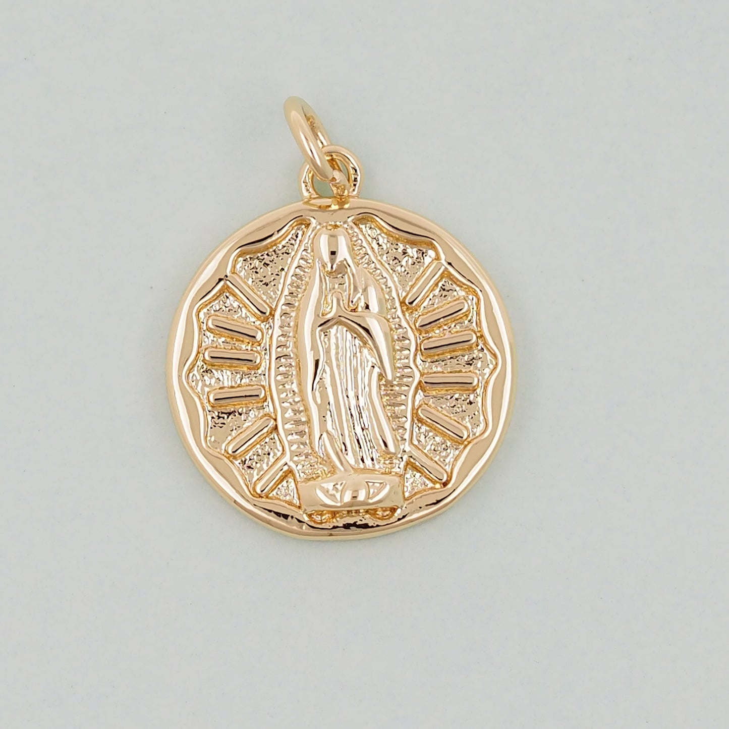 Gold virgin mary Charms,18K Gold Filled virgin mary Pendant,virgin mary Charm Bracelet Necklace for DIY Jewelry Making Supply