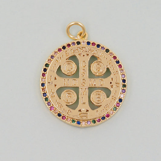 Gold Benedict Charms,18K Gold Filled Benedict Pendant,Benedict Charm Bracelet Necklace for DIY Jewelry Making Supply