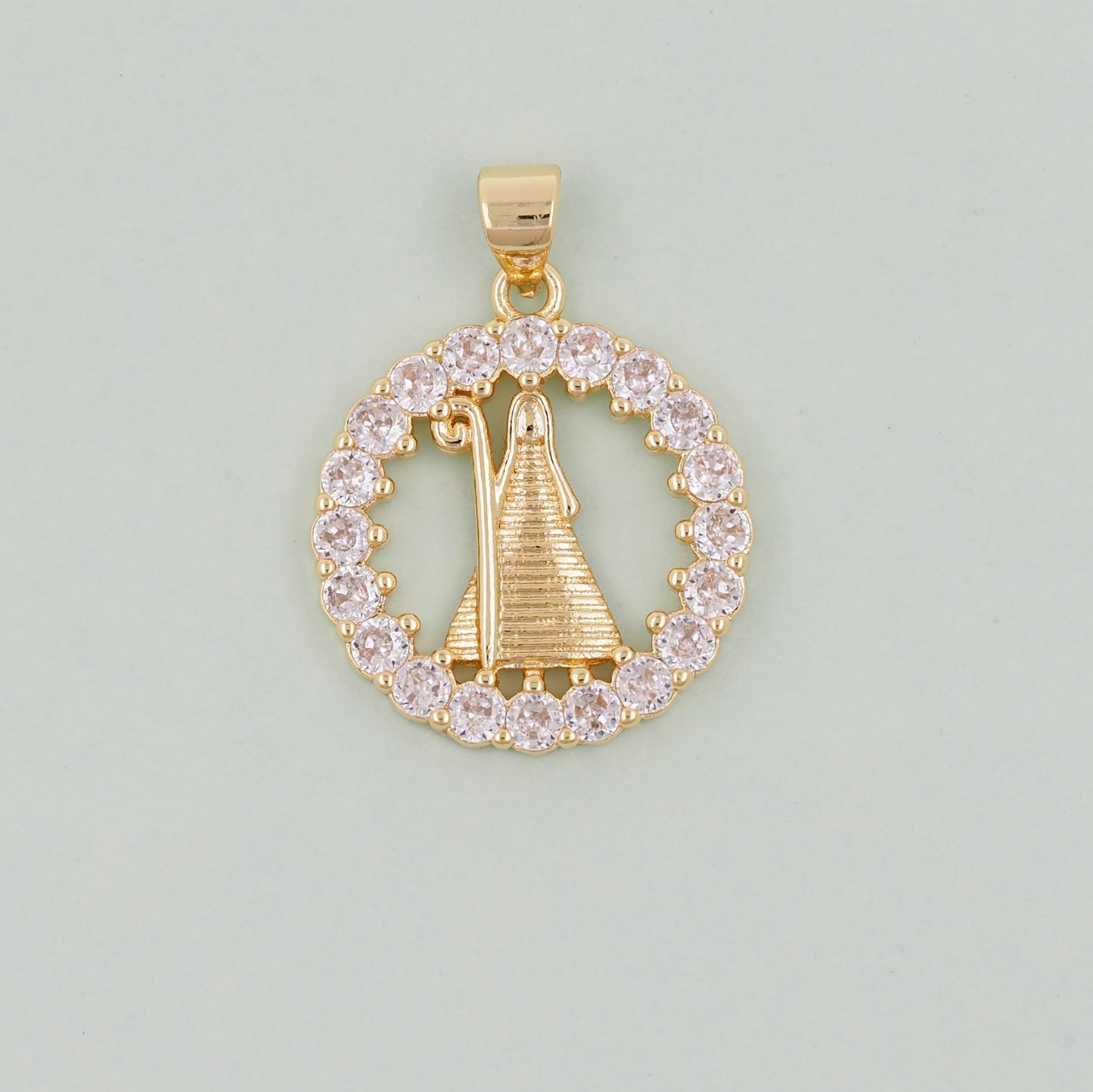 Gold virgin mary Charms,18K Gold Filled virgin mary Pendant,virgin mary Charm Bracelet Necklace for DIY Jewelry Making Supply
