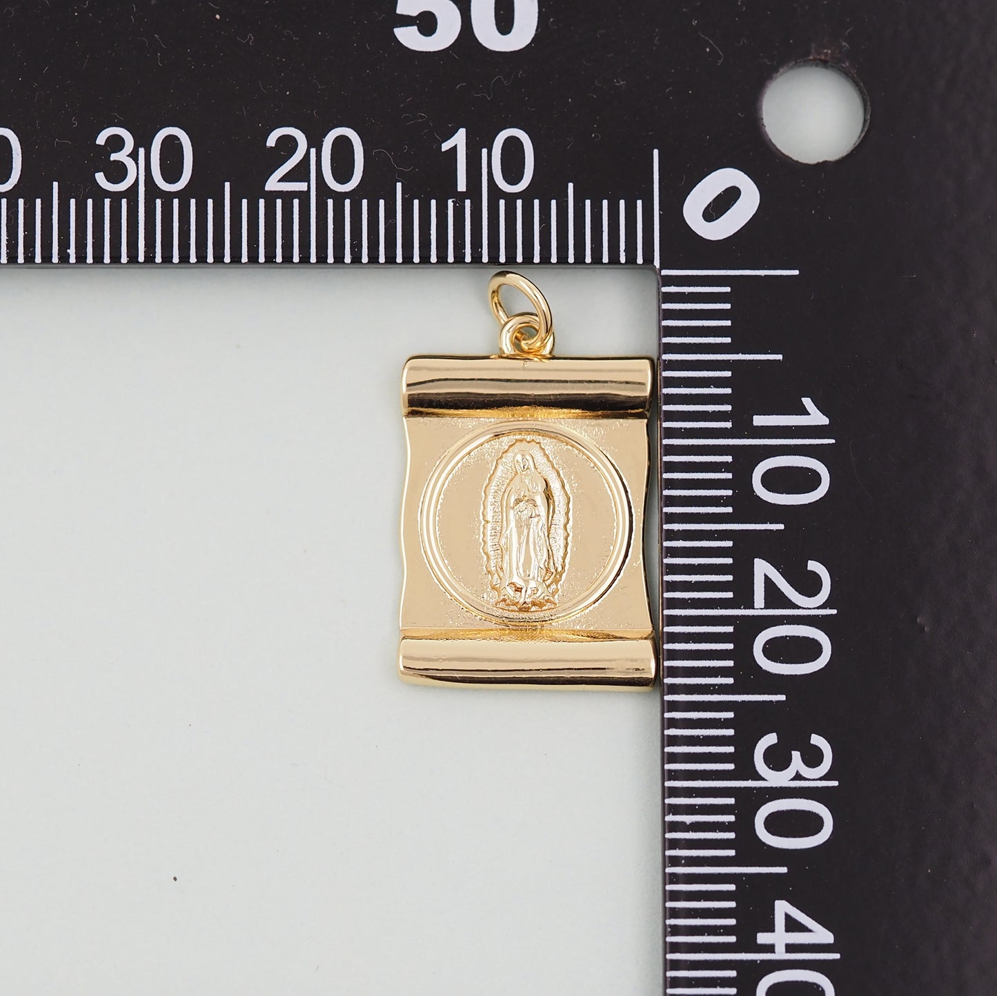 Gold virgin mary Charms,18K Gold Filled virgin mary Pendant,virgin mary Charm Bracelet Necklace for DIY Jewelry Making Supply