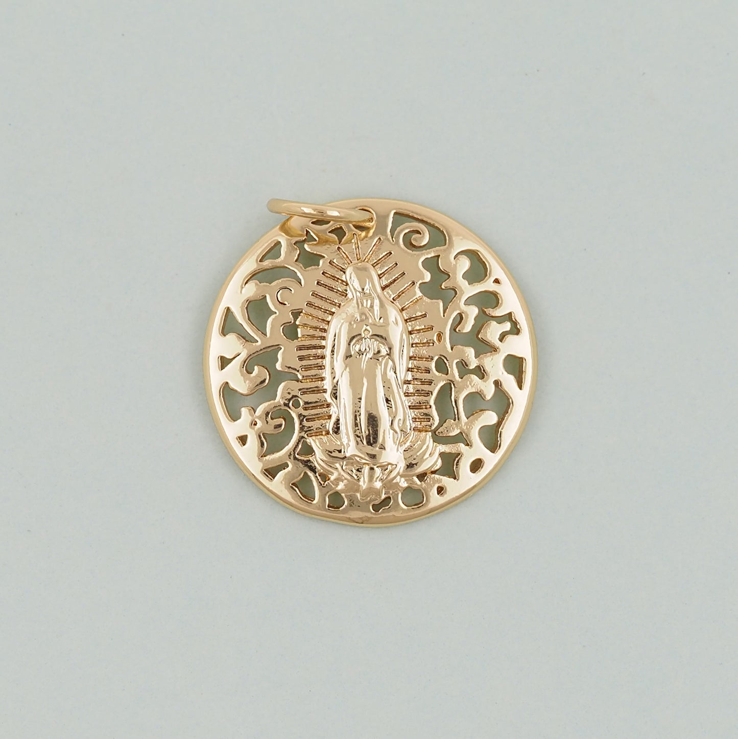 Gold virgin mary Charms,18K Gold Filled virgin mary Pendant,virgin mary Charm Bracelet Necklace for DIY Jewelry Making Supply