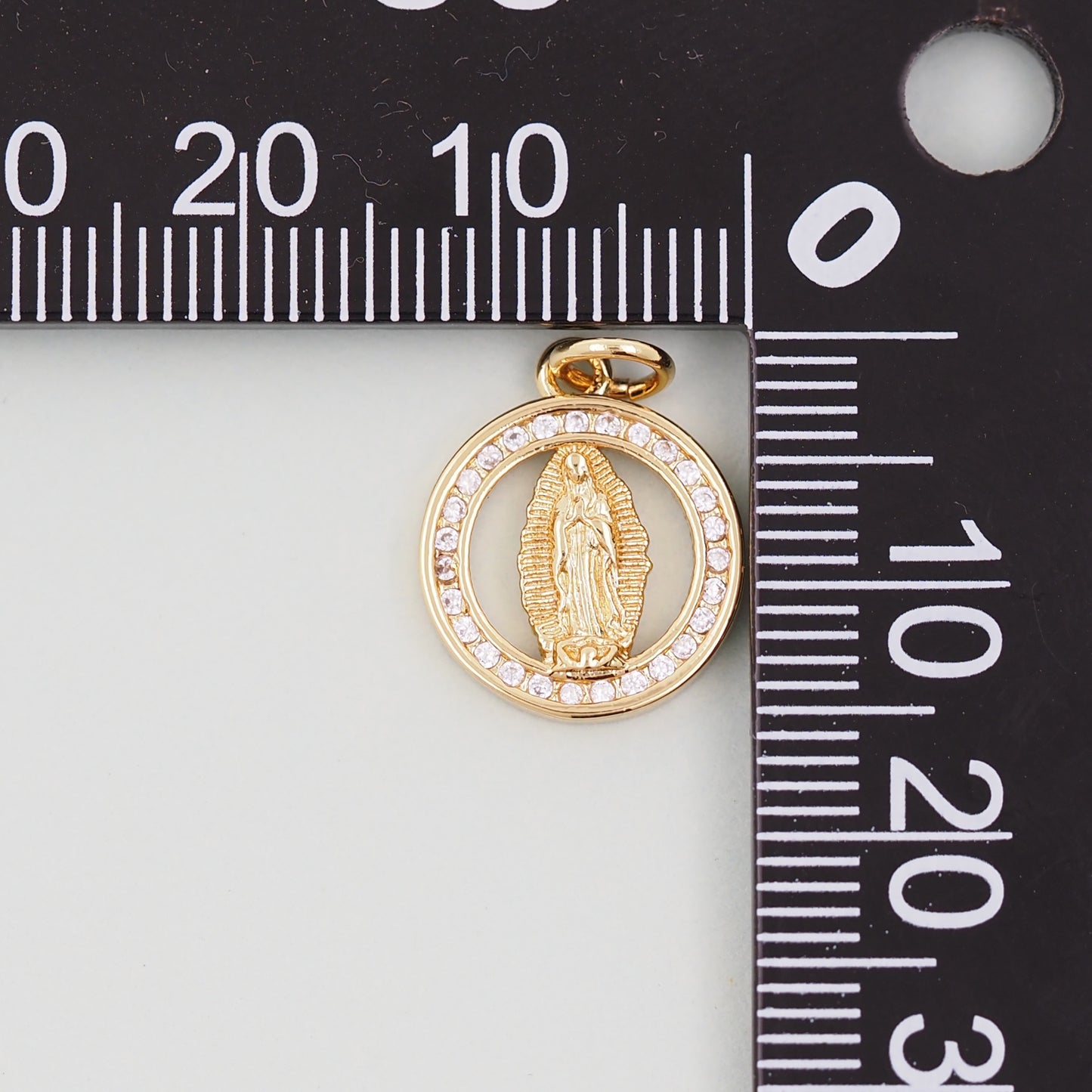 Gold virgin mary Charms,18K Gold Filled virgin mary Pendant,virgin mary Charm Bracelet Necklace for DIY Jewelry Making Supply
