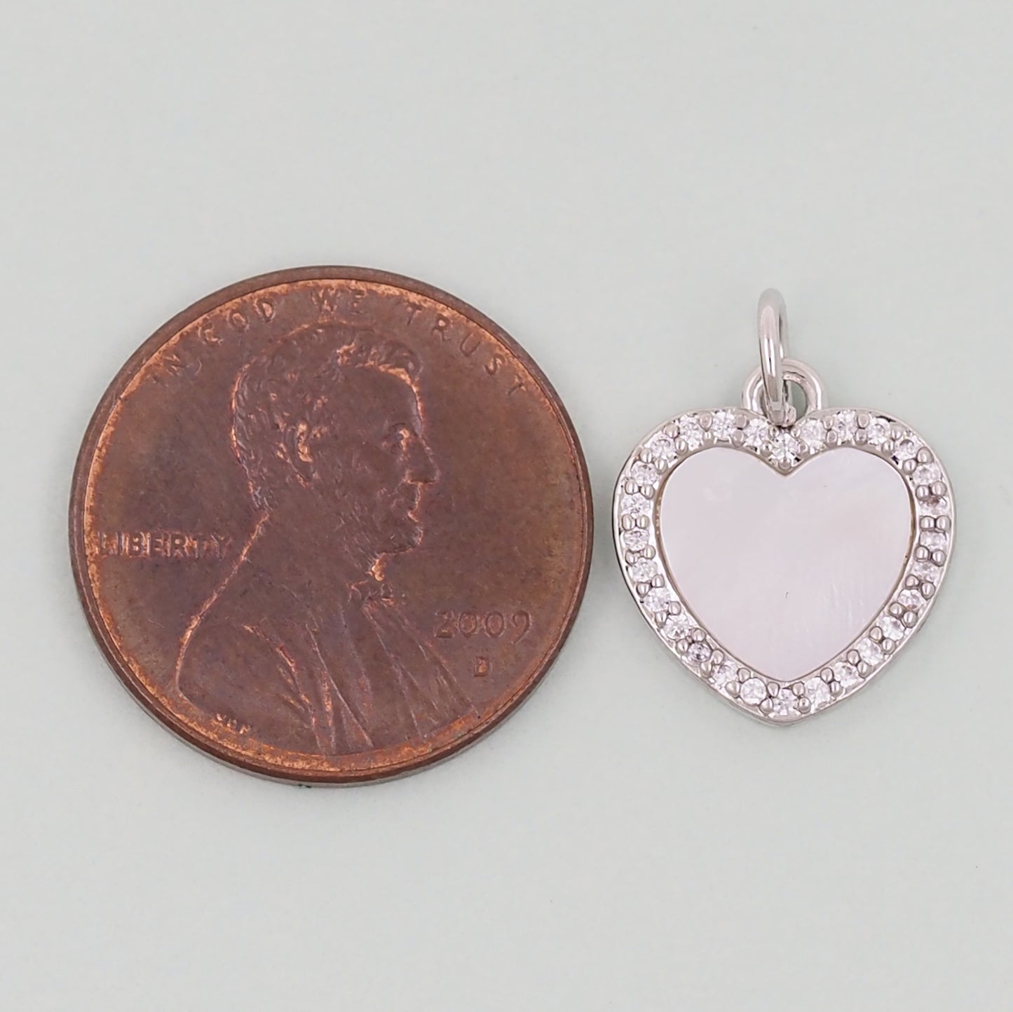 Gold Heart Charms,18K Gold Filled Heart Pendant,Heart Charm Bracelet Necklace for DIY Jewelry Making Supply