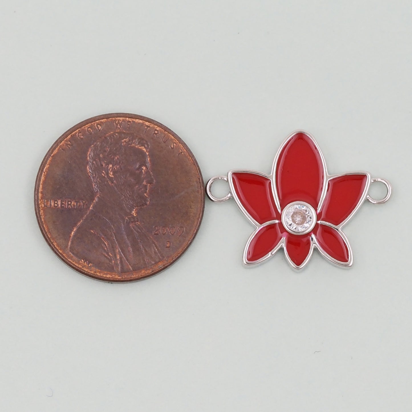 Gold Lotus Charms,18K Gold Filled Lotus Pendant,Flower Charm Bracelet Necklace for DIY Jewelry Making Supply