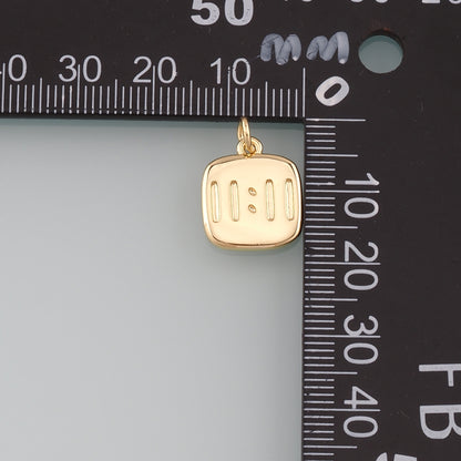 Gold Angel Numbers Charms,18K Gold Filled 11:11 Pendant,Angel Numbers Charm Bracelet Necklace for DIY Jewelry Making Supply