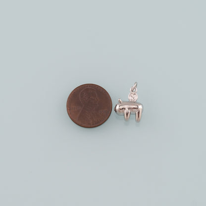 Gold Animal Charms,18K Gold Filled Pig Pendant,Pig Charm Bracelet Necklace for DIY Jewelry Making Supply
