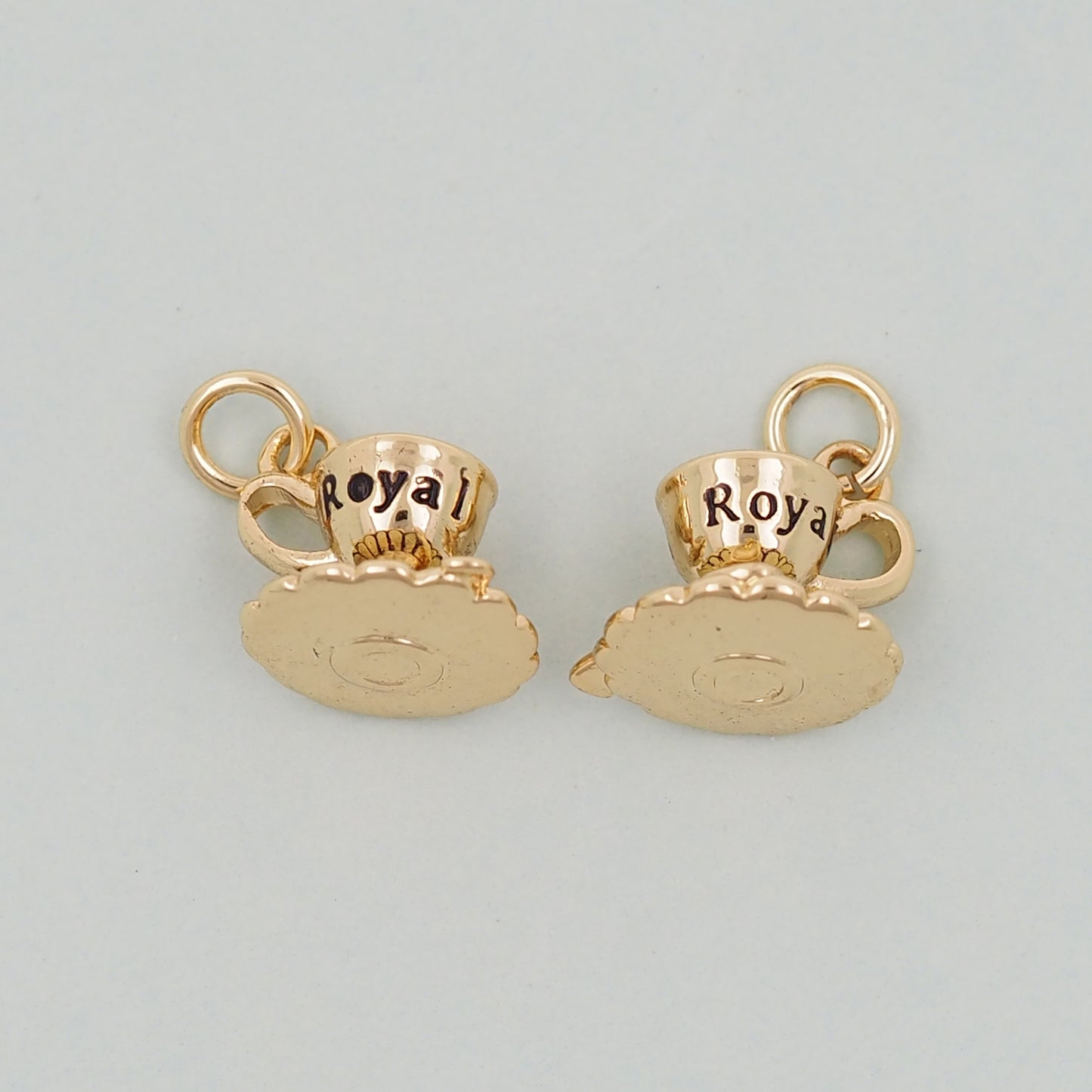 Gold cup Charms,18K Gold Filled cup Pendant,cup Charm Bracelet Necklace for DIY Jewelry Making Supply