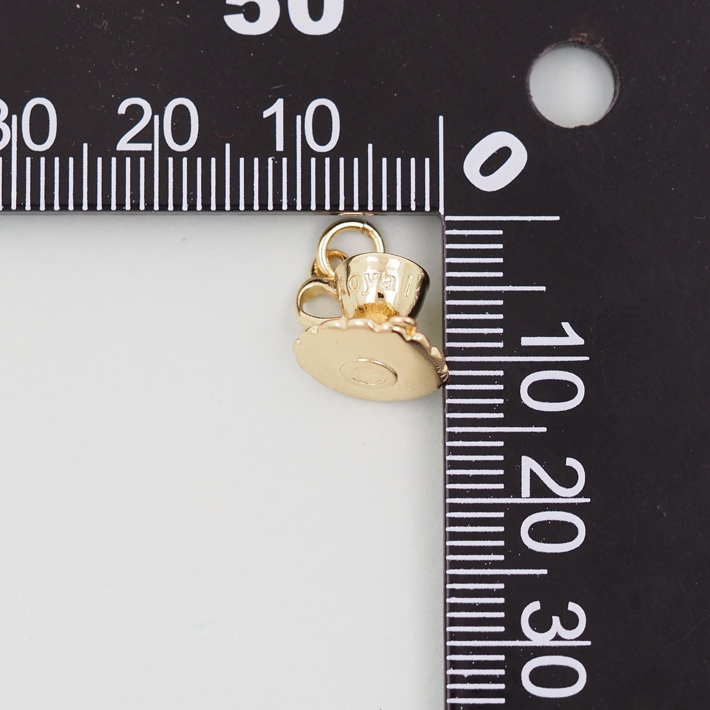 Gold cup Charms,18K Gold Filled cup Pendant,cup Charm Bracelet Necklace for DIY Jewelry Making Supply