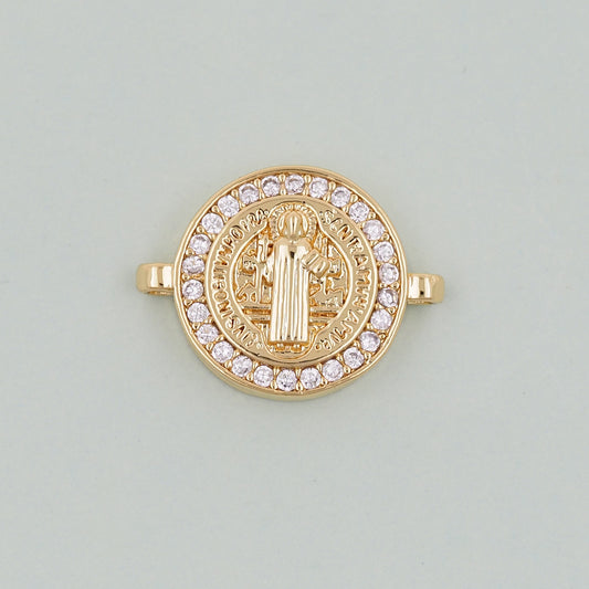 Gold Benedict Charms,18K Gold Filled Benedict Pendant,Benedict Charm Bracelet Necklace for DIY Jewelry Making Supply