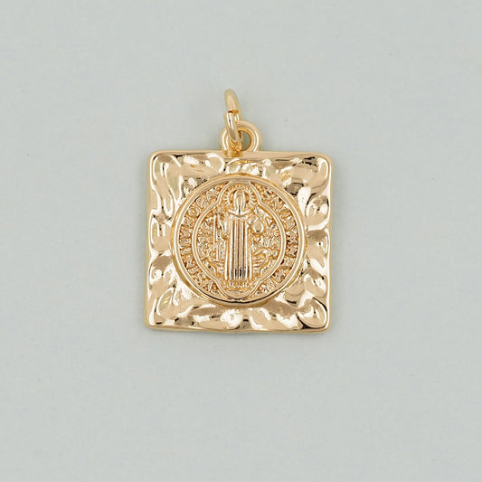Gold Benedict Charms,18K Gold Filled Benedict Pendant,Benedict Charm Bracelet Necklace for DIY Jewelry Making Supply