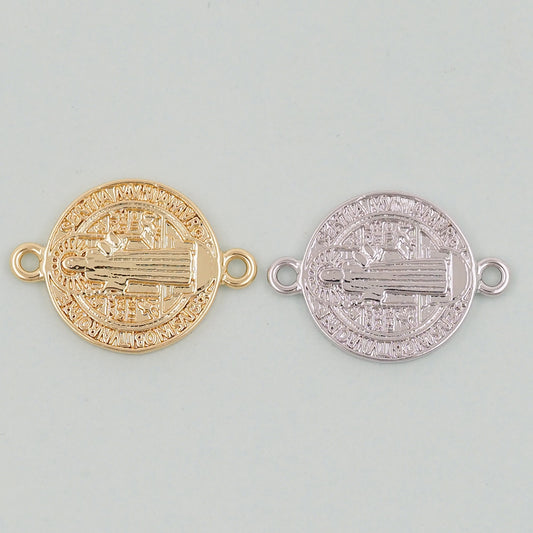 Gold Benedict Charms,18K Gold Filled Benedict Pendant,Benedict Charm Bracelet Necklace for DIY Jewelry Making Supply
