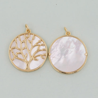 Gold tree of Life Charms,18K Gold Filled tree of Life Pendant,Silver tree of Life Charm Bracelet Necklace for DIY Jewelry Making Supply