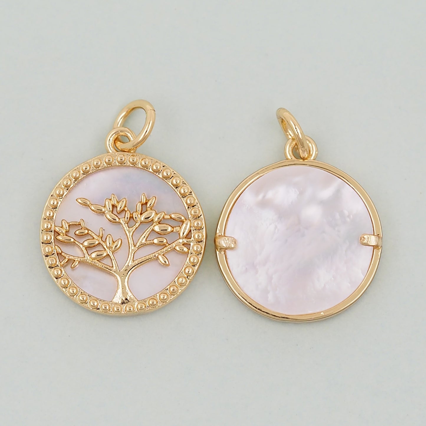 Gold tree of Life Charms,18K Gold Filled tree of Life Pendant,Silver tree of Life Charm Bracelet Necklace for DIY Jewelry Making Supply