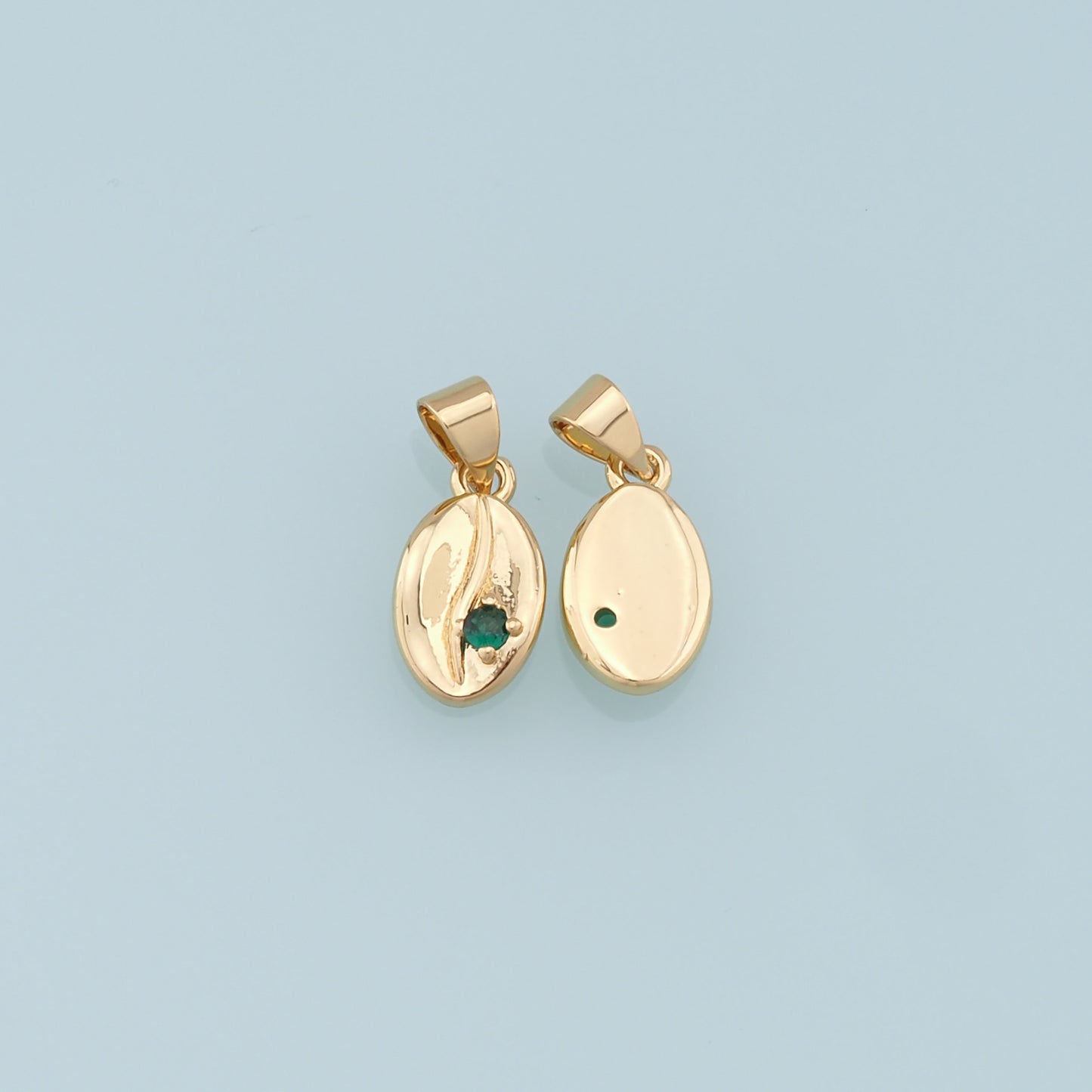 Gold Shell Charms,18K Gold Filled Conch Shell Pendant,Conch Shell Charm Bracelet Necklace for DIY Jewelry Making Supply