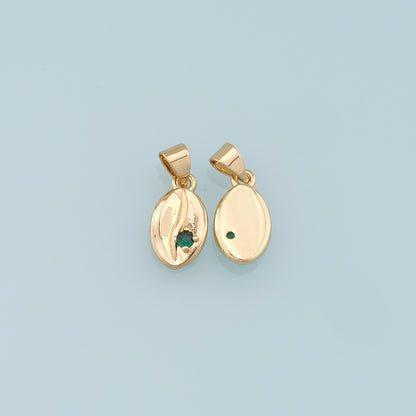 Gold Shell Charms,18K Gold Filled Conch Shell Pendant,Conch Shell Charm Bracelet Necklace for DIY Jewelry Making Supply