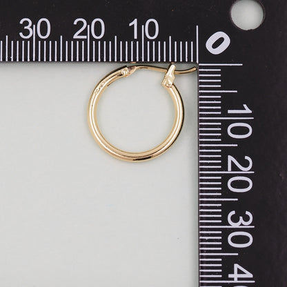 1pair 18K Gold Filled thin Hoops Earrings,Gold Earrings,Dainty Hoops Huggie,Gold Huggies Hoop Earrings 20mm