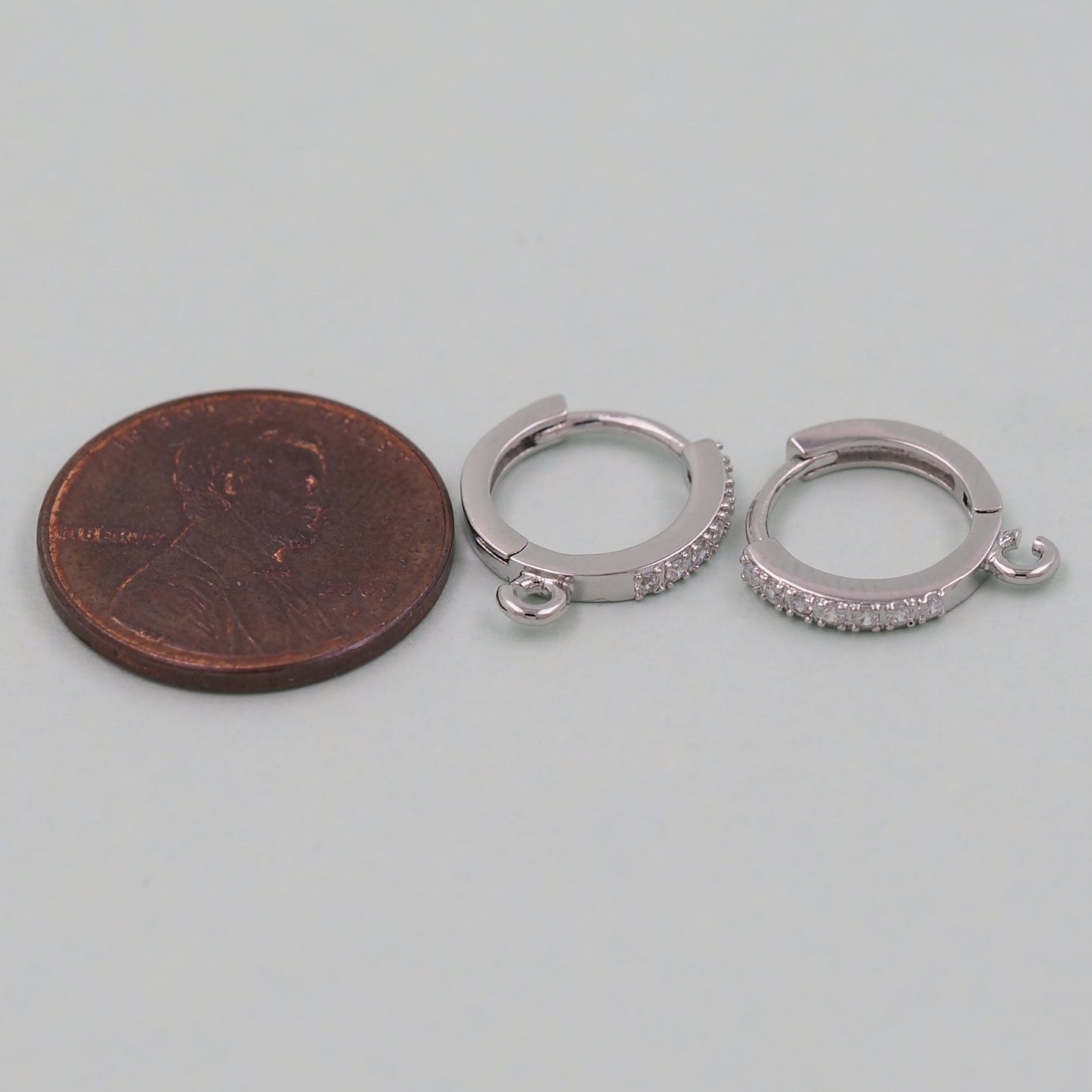 1pair 18K Gold Filled Hoops earring components,Gold Earrings,Dainty Hoops Huggie,Gold Huggies Hoop Earrings