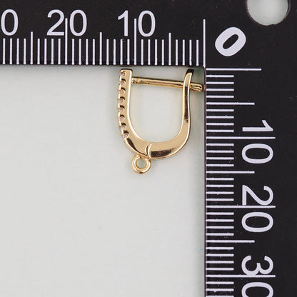 1pair 18K Gold Filled Hoops earring components,Gold Earrings,Dainty Hoops Huggie,Gold Huggies Hoop Earrings