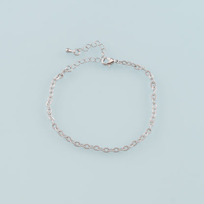 Gold Adjustable Chain,18K Gold Filled Oval Bracelet,Semi Finished Bracelets,Bracelets for Jewelry Making