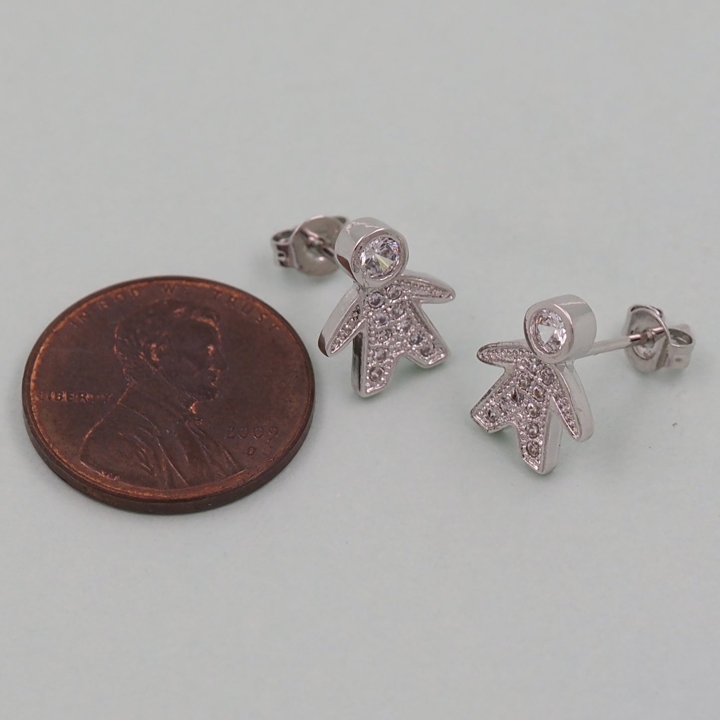 1pair 18K Gold Filled Boy Earrings,Gold Earrings,Dainty Earrings