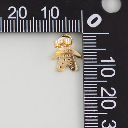 1pair 18K Gold Filled Boy Earrings,Gold Earrings,Dainty Earrings