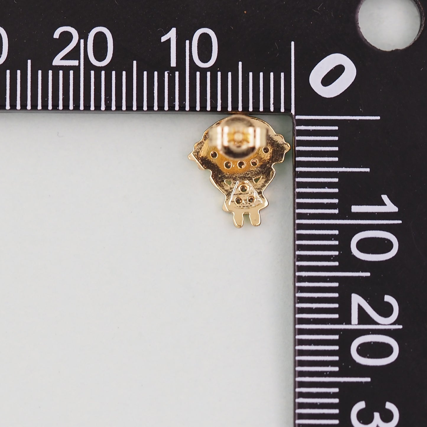 1pair 18K Gold Filled Girl Earrings,Gold Earrings,Dainty Earrings
