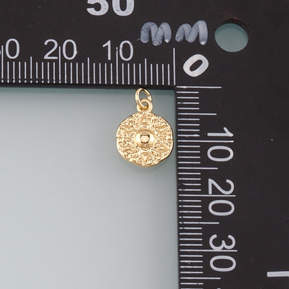 Gold Celestial Charms,18K Gold Filled David Star Pendant,Star Charm Bracelet Necklace for DIY Jewelry Making Supply