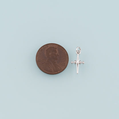 Gold Cross Charms,18K Gold Filled Cross Pendant,Religion Charm Bracelet Necklace for DIY Jewelry Making Supply